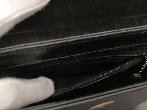 Gucci alte Gucci Leder Mini Handtasche schwarz gebraucht italienische Steckdose Vintage - Bild 16 von 20