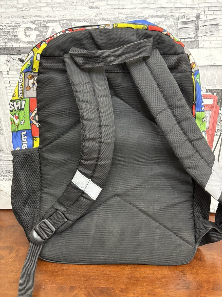 Super Mario Bros Brothers Backpack Bag Characters Question Block