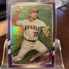 CHRIS RODRIGUEZ Purple Refractor 2021 Topps Chrome Update USC88 LAAngels Rookie