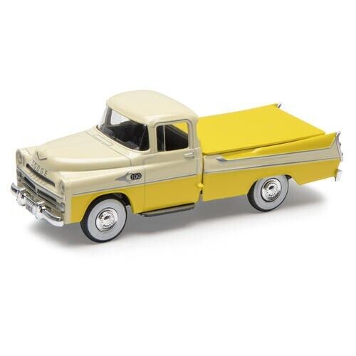 Denver Druckguss 1:48 Maßstab 1957 Dodge Sweptside LKW - GELB/CREME - Neu - Bild 1 von 4