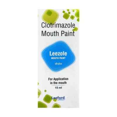 2X LEEZOLE Mouth Paint 15ml, Manage mouth and throat fungal infections FREE SHIP