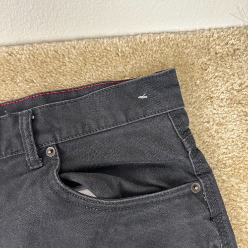 Eddie Bauer Mens Canvas Pants 36x32 relaxed fit Workwear Outdoor Hiking Cotton - Picture 3 of 15