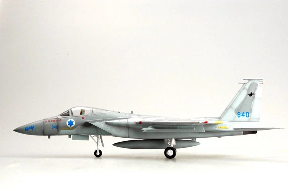 Israel Air Force F-15C Eagle grey painting 1/72 non diecast plane Easy model - Image 2 of 4