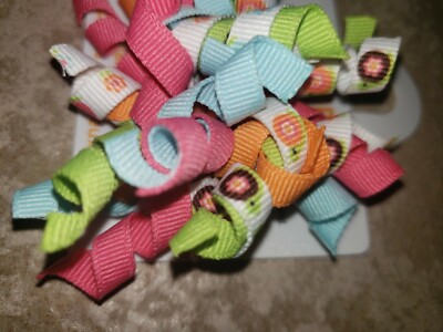 NWT Gymboree Girl's Growing Flowers Hair Clips Clothing Line December