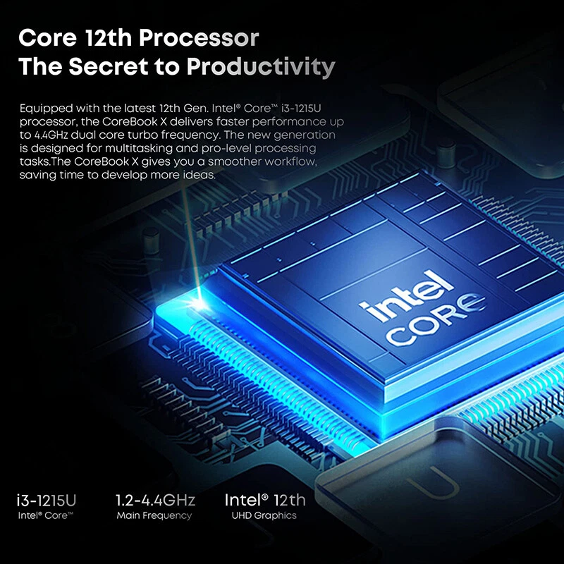 CHUWI CoreBook X 14.1'' Laptop Intel Core i5-1035 4.4GHz 16GB RAM 512GB SSD W11H - Image 4 of 4