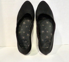 SKECHERS Cleo Bewitch Slip On Black Flats Washable Size 8