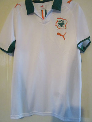 Elfenbeinküste Elfenbeinküste 2008-2009 Auswärts Fußballtrikot Erwachsene Small /39761