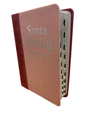 BIBLIA FUENTE DE BENDICIONES REINA-VALERA 1960 COLOR ROSA CON ÍNDICE T BOLSILLO 