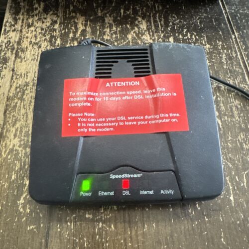 Siemens SpeedStream 4100B Ethernet ADSL Modem 12 VDC 500mA power supply inc. - Picture 2 of 3