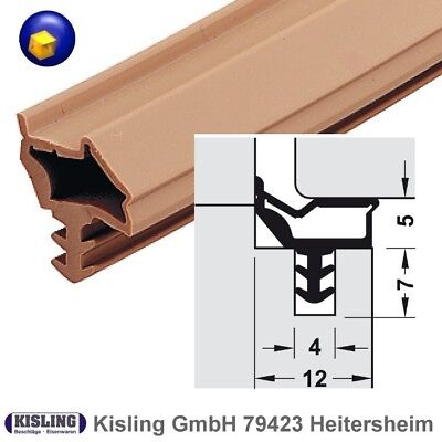 VE= Rolle mit 5 mtr Zimmertür Dichtung M 3967 Deventer Farbe zur Auswahl