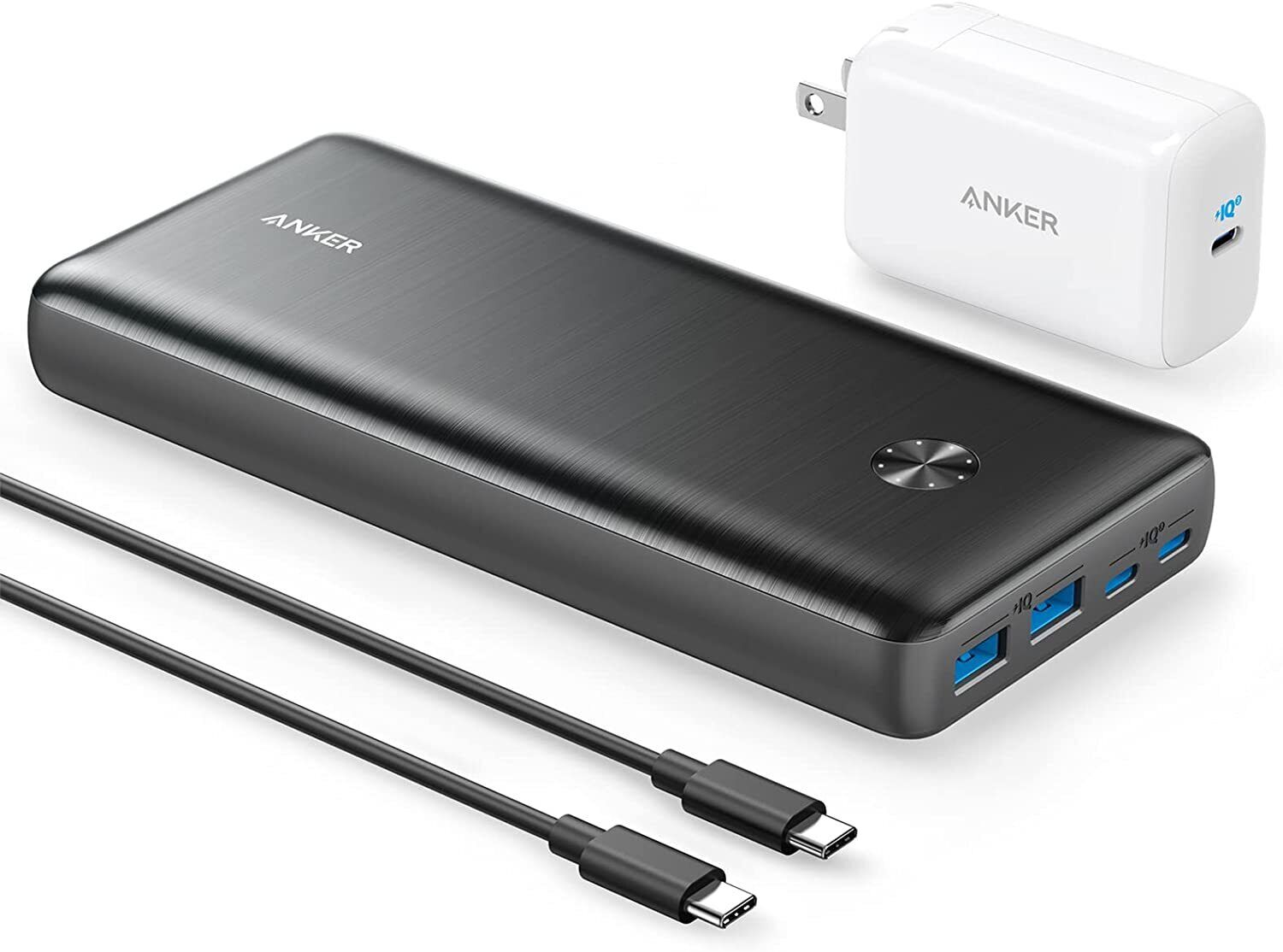 Anker Power Bank, PowerCore III Elite 25600 PD 87W with 65W PD Charger, USB  C