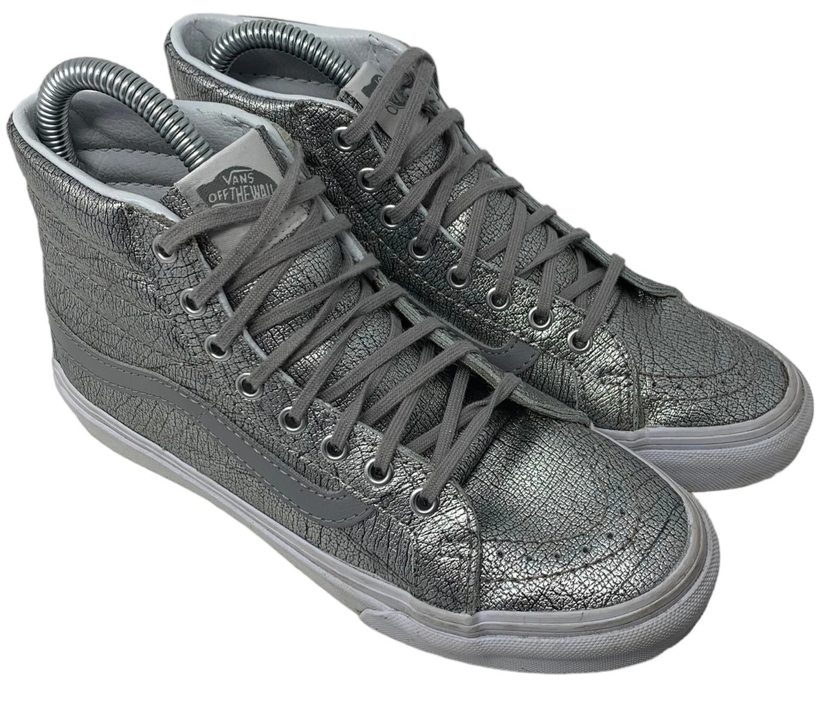 Vans high best sale tops mens Silver