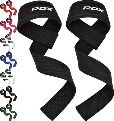 #ad Weight Lifting Straps by RDX Deadlift Powerlifting Wrist Wraps for Gym Workout $18.99