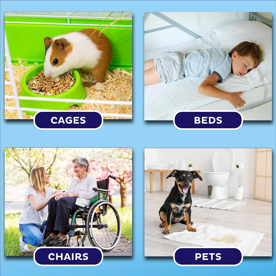 Chucks Disposable Bed Pee Under pads Babies Kids Adults Elderly Puppy