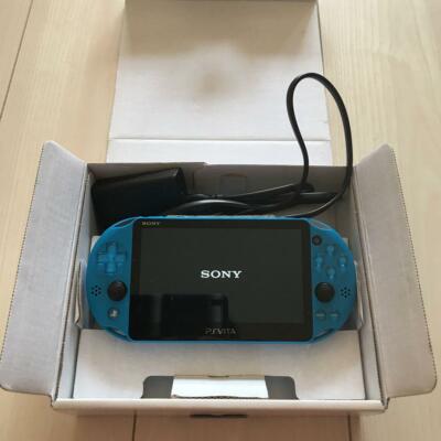 Sony PS VITA video game Console Wi-Fi PCH 2000 ZA23 Aqua blue Game