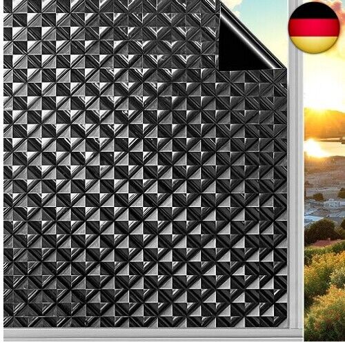 Qualsen Fensterfolie Verdunkelungsfolie Für Fenster Fensterfolie Schwarz - Bild 1 von 6
