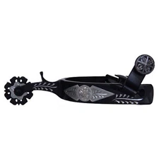 Western Antique SantaFe SS Poinsettia Ladies Spurs