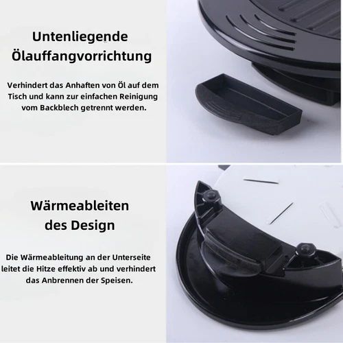 1500w 2 IN1 Elektrogrill Grillpfanne Hot Pot BBQ Multifunktions Portable Cooker - Bild 3 von 10