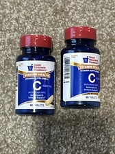 GNP Vitamin C 500 mg 100 Tablets - 2 Pack