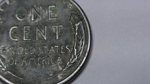1943 S ERROR CRACKED RETAINED DIE LINCOLN WHEAT CENT COIN WWII STEEL PENNY LOT B - Bild 16 von 20