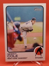 Gerrit Cole 2022 Topps Heritage #OB-GC Oversized Jumbo 1973 Box Topper Yankees