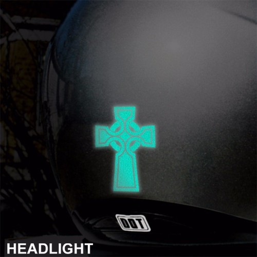 Calcomanía reflectante Celtic Cross para tu bicicleta, motocicleta o casco #676R - Imagen 2 de 7