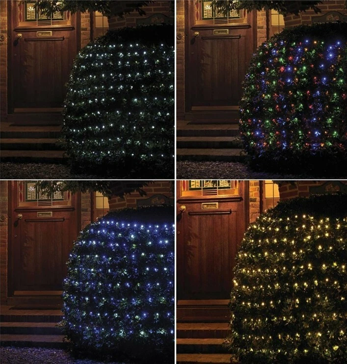 Christmas net lights battery operated deals