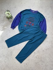 Vintage 1992 Adidas Olympic Track Suit Size L Green Sweatshirt Pants