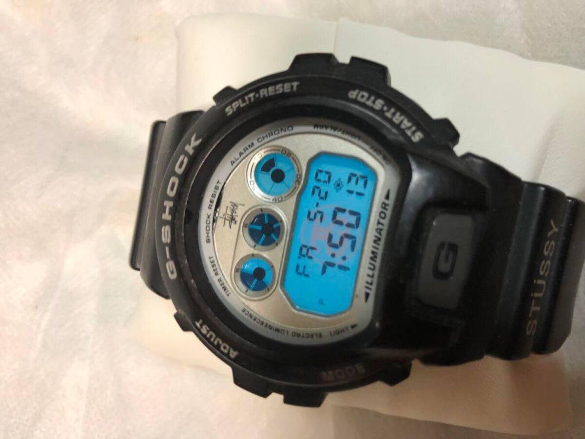 Casio G-Shock Dw-6900Ss-1Ev Digital Quartz Men Stussy 1St Casio G-Shock Dw-6900Ss-1Ev Digital Quartz Men Stussy 1St