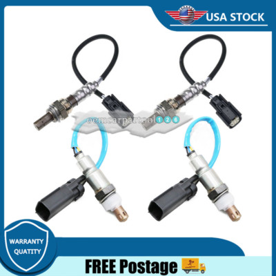 Set(4) Up+Downstream O2 Oxygen Sensor For 2011-2014 Ford Edge Explorer 3.5L 3.7L