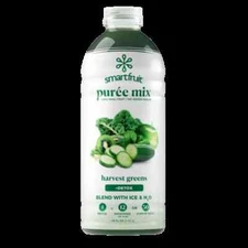 Smartfruit Harvest Greens + Detox, 100% Real Fruit Purée, Non-GMO, No Additives,