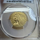 1910 $5 Five Dollar Indian Head Half Eagle U.S Gold Coin PCGS AU58
