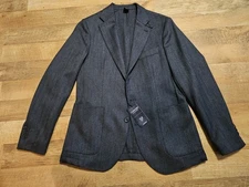 $325 CREMIEUX  medium charcoal gray sport coat CHAMONIX French Alps BRAND NEW