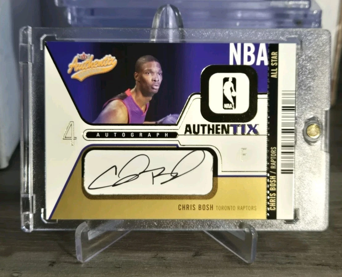 1/5】Eminence Chris Bosh Auto サイン 真贋保証 Chris Bosh 