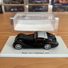 1:43 Spark Morgan Aero 8 Supersport 2010 Black Removable Roof S2181