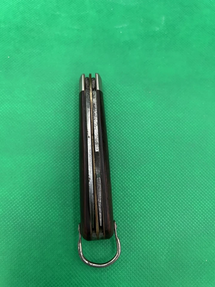 Cuchillo electricista marinero trampero de 2 hojas plegable media parada Ulster EE. UU. de colección Foto 3 de 4