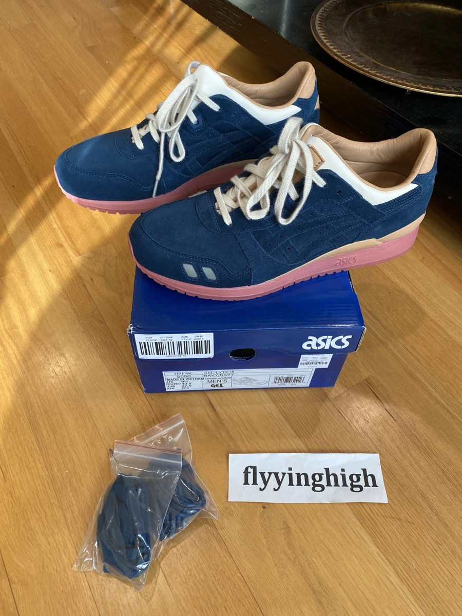 ASICS Packer Shoes x J.Crew x Gel Lyte 3 1907 Collection Navy for