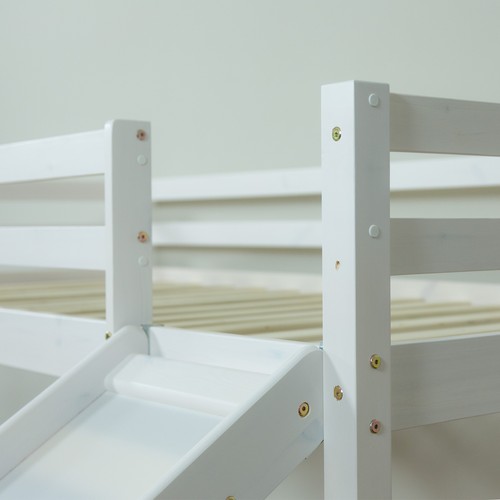 Hochbett 90x200 cm Kinder Bett Rutsche Treppe Matratze Junge Tunnel Homestyle4u - Bild 8 von 16