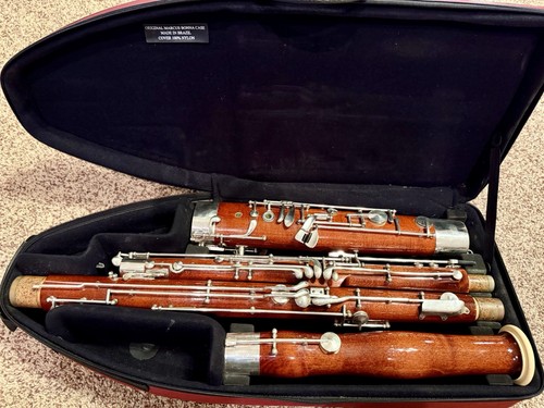 MOOSMANN 100A BASSOON High D+E keys. Heckel bocal. Serviced and ready to play!!!