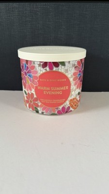 Bath & Body Works 3 Docht Kerze warmer Sommerabend