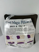 Cool Magic Pillow, Pressure Activated Massager Pillow, Great 4 Back/Foot Pain B