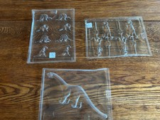 Dinosaur  Themed Plastic Candy Mold Lot-Vintage- Pops & Pieces X 3