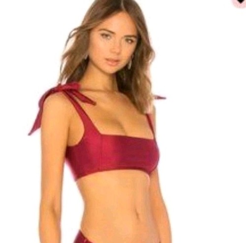 Tularosa X Revolve Tiff Top XS Red Bow Ties On Shoulders #03 - Picture 12 of 12