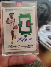 2021 Flawless Signature Prime Materials #SPM-KIR Kira Lewis Jr Emerald /5