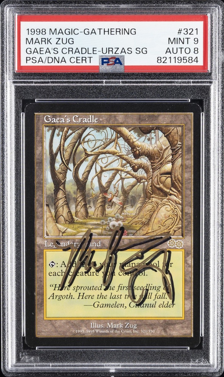 マジック:ザ・ギャザリング Gaea's Cradle #321 Urza's Saga PSA 8 1998 MTG URZA'S SAGA #321 GAEA'S CRADLE PSA 9 AUTO 8 | eBay