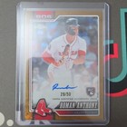 2026 Topps Chrome Roman Anthony Logofractor Gold Refractor Auto /50 RC RA-RA