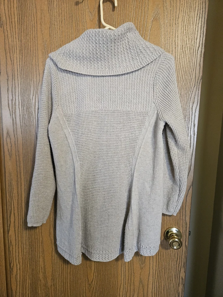 Women's Style & Co Cowl-Neck Sweater- Beige-Size XL-WAFFLE STYLE - Image 3 of 3