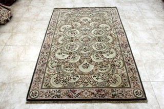 9X6 BREATHTAKING MASTERPIECE MINT 300 KPSI HAND KNOTTED SILK & WOOL TABRIZZ RUG