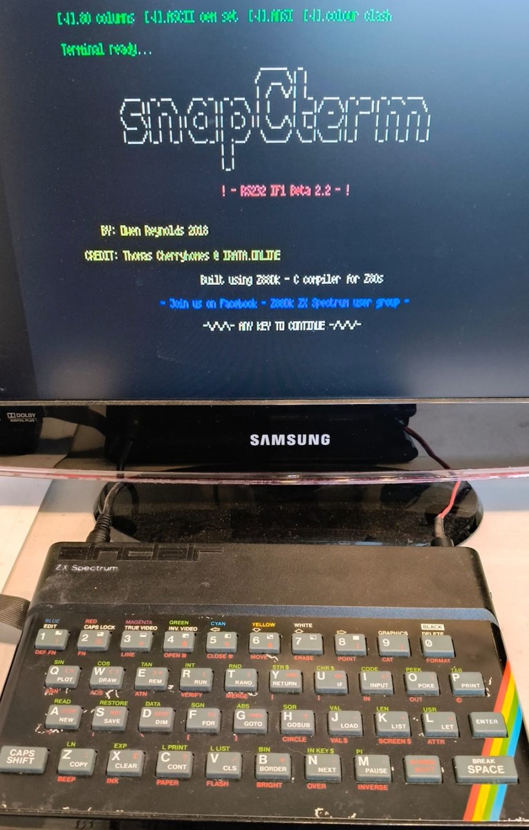 ZX Interface 1 tested and working - ZX Spectrum 16/48k retro
