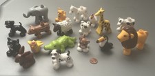 Lego Duplo - Lot Of (18) Different Animal Figure Pieces Alligator Toucan Lion ++